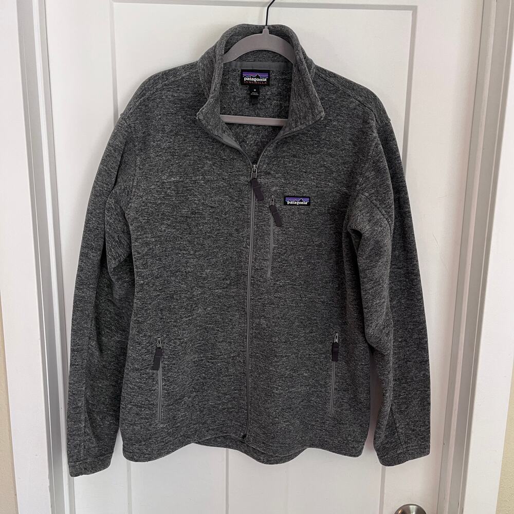 Patagonia Synchilla Classic Fleece Full-Zip Jacket Heather Gray Men's Size M